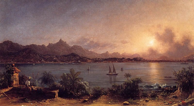 Martin Johnson Heade The Harbor at Rio de Janiero